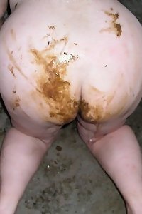 chubby female seductively posing on couch